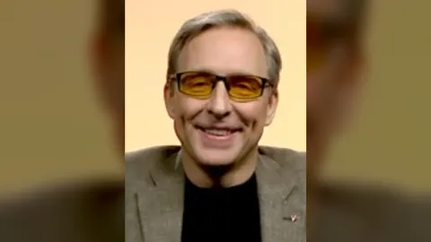 Dave Asprey speaking during a television interview in December 2018